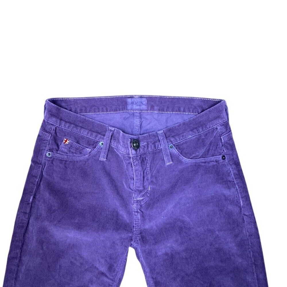 Hudson Jeans Pants Womens Size 26 Purple Corduroy Skinny Stretch 5-Pocket - Picture 5 of 10